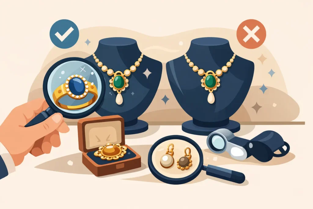 How to Spot Fake Vintage Jewelry Fast