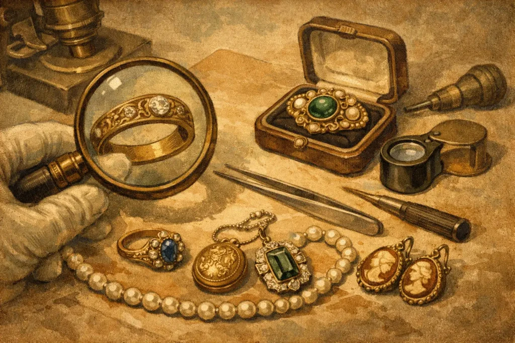 Guide to Antique Jewelry Markings