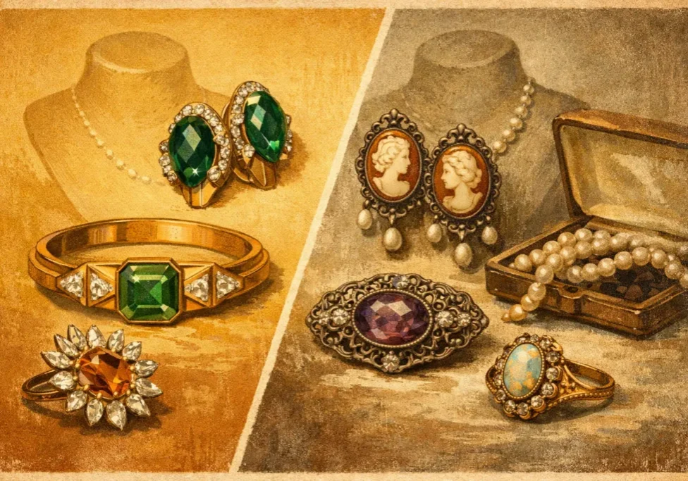 Vintage Jewelry vs Antique: What Counts?